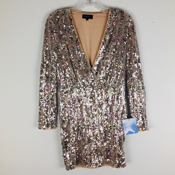 MAJORELLE Revolve Claudina Sequin Mini Dress NWT - Picture 2 of 8